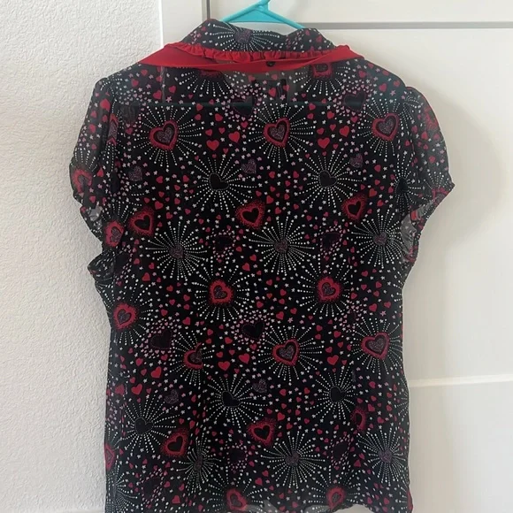 Hell Bunny Blouse Short Sleeved - Picture 3 of 5